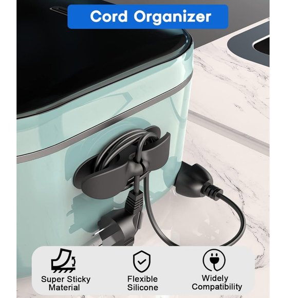 6 Pack Cord Organizer Cord Winder Cord Holder Cord Keep for Kitchen Appliances - Picture 8 of 8